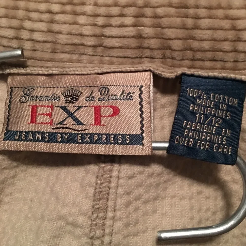 Jeans by Express Corduroy Tan Mini skirts  11/12 - Picture 4 of 4